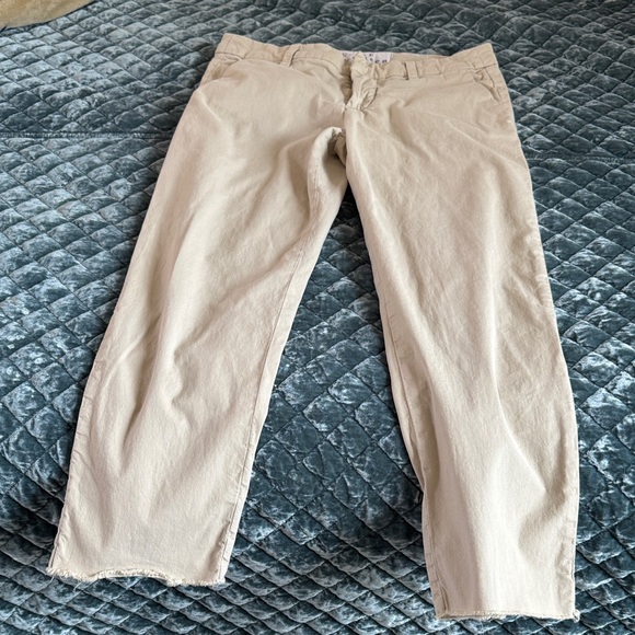 Frank & Eileen Beige Trousers - Picture 1 of 3